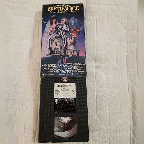 Beetlejuice VHS Tape - Picture 2 of 4